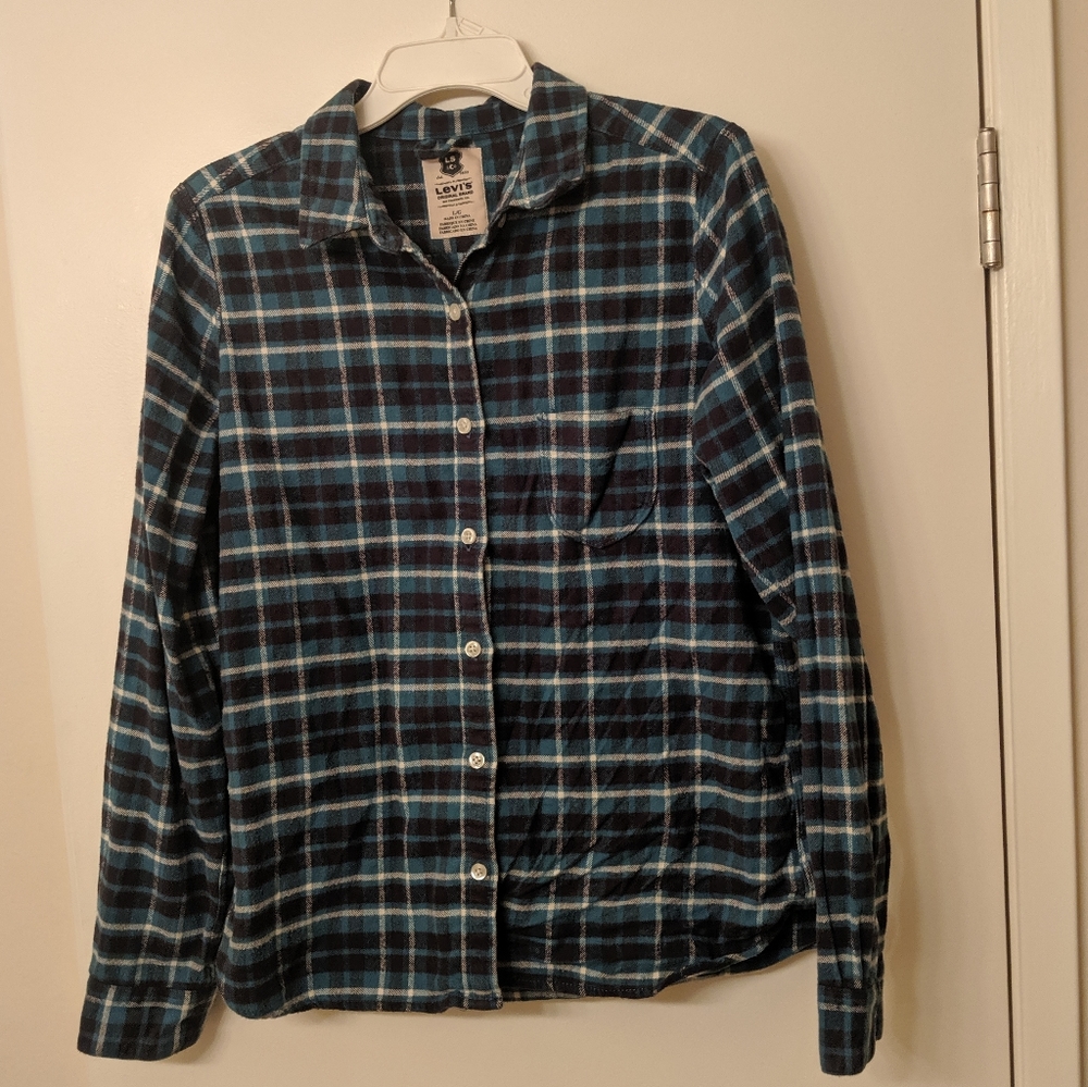 Blue LEVI'S flannel